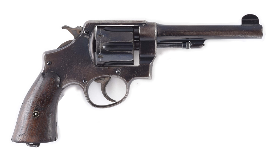 (C) SMITH & WESSON US MODEL 1917 DOUBLE ACTION REVOLVER.