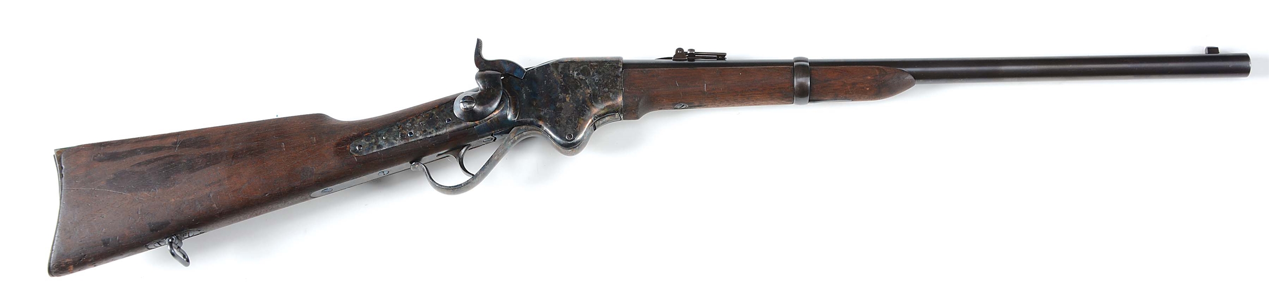 (A) SPENCER 1860 FALLING BLOCK CARBINE WITH RELOADING TOOLS & OTHER ACCESSORIES.