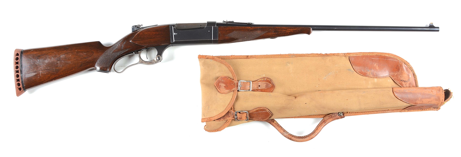 (C) FINE SAVAGE MODEL 1899 TAKEDOWN LEVER ACTION RIFLE (1923).