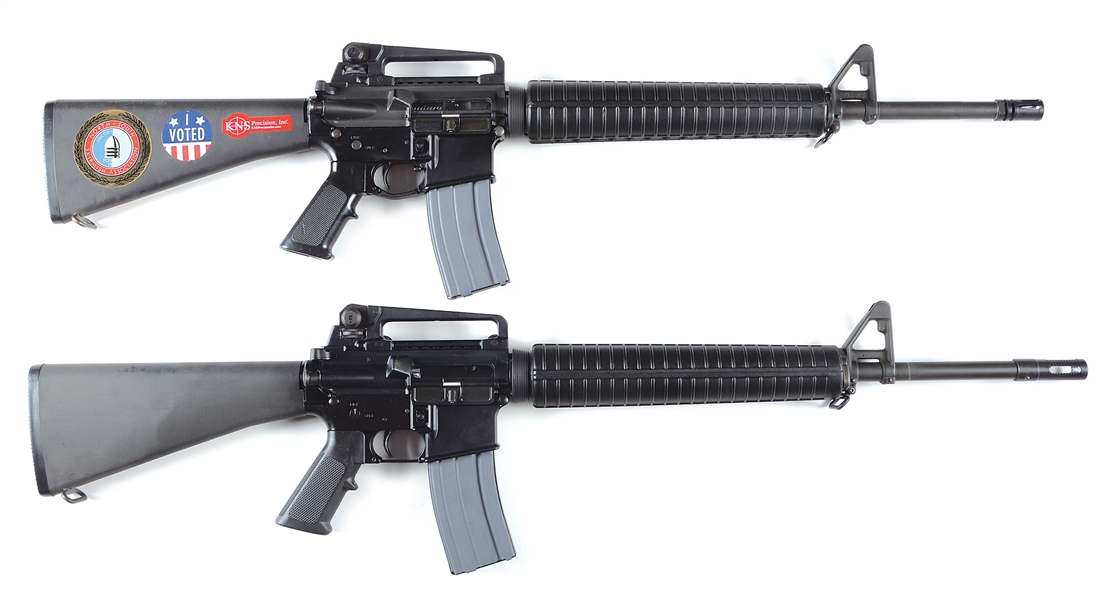 (M) LOT OF 2: STAG ARMS STAG-15 SEMI-AUTOMATIC RIFLES.