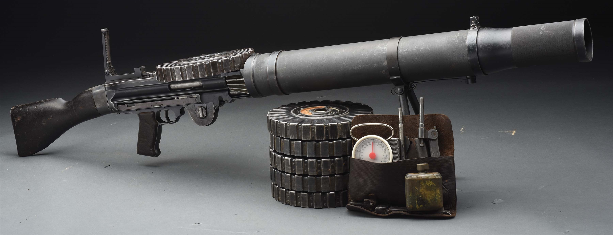 (N) RARE AND DESIRABLE SAVAGE LEWIS MODEL 1914 MACHINE GUN (CURIO AND RELIC).