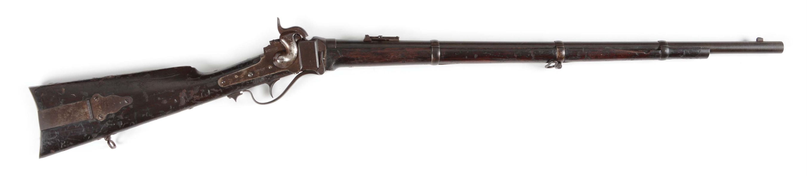 (A) SHARPS NEW MODEL 1863 BREECH-LOADING MILITARY SINGLE-SHOT RIFLE.