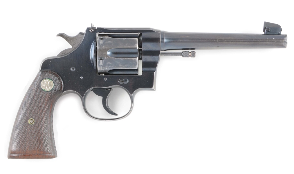 (C) BOXED COLT SHOOTING MASTER DOUBLE ACTION REVOLVER.