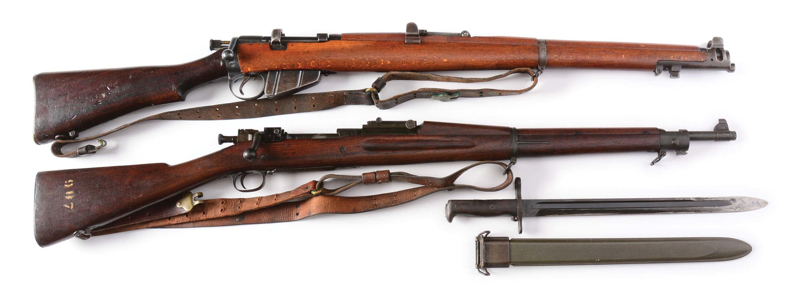 (C) LOT OF 2: ENFIELD AND SPRINGFIELD 1903 RIFLES. 