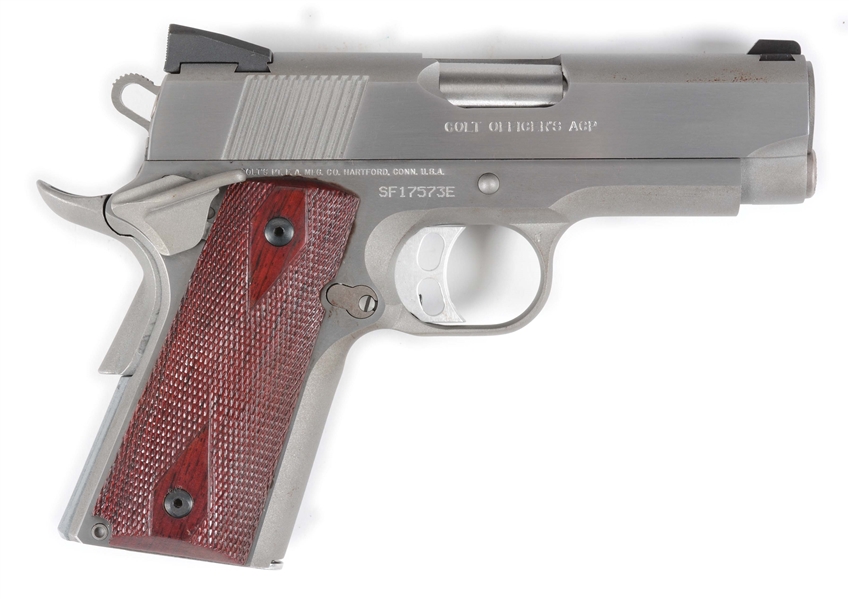 (M) COLT OFFICERS .45 ACP SEMI-AUTOMATIC PISTOL.