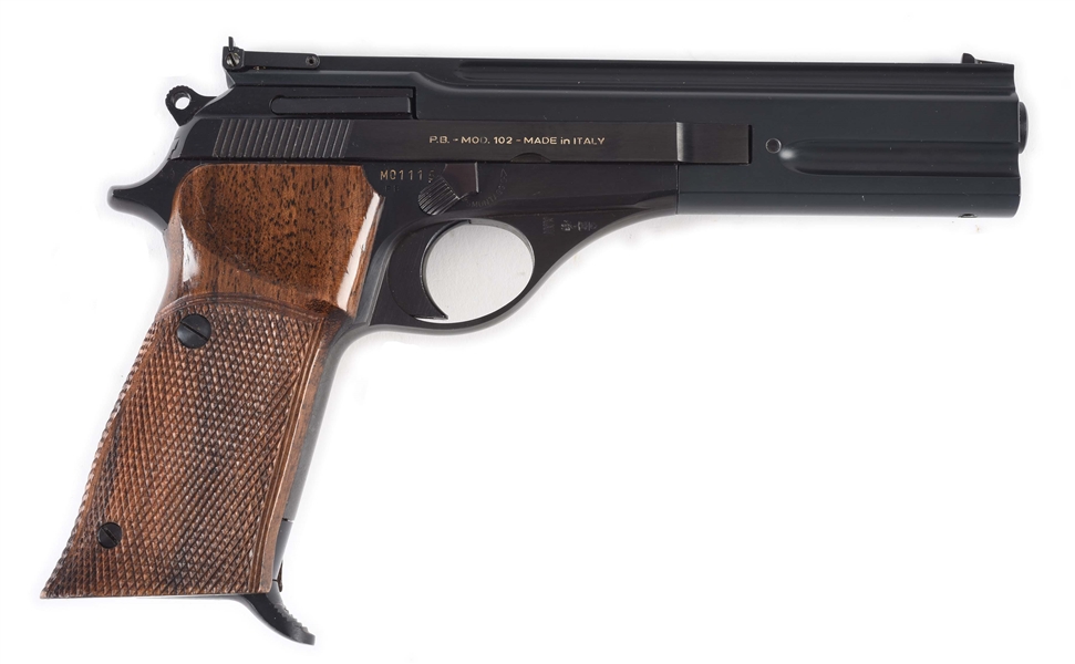 (C) BERETTA MODEL 102 TARGET PISTOL WITH BOX AND PARTS (1969).