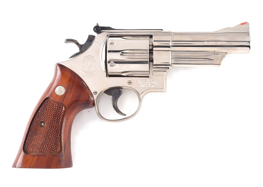 (M) SMITH & WESSON MODEL 57-1 .41 MAGNUM DOUBLE-ACTION REVOLVER.