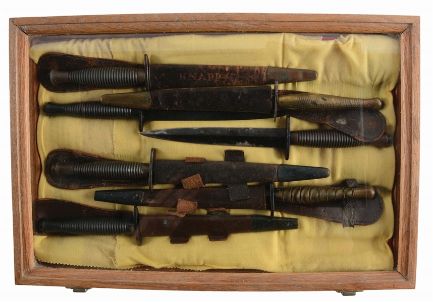 PRIME COLLECTORS LOT OF FAIRBAIRN SYKES FIGHTING KNIVES.