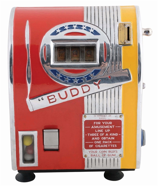 **1¢ DAVAL MFG. CO. BUDDY TRADE STIMULATOR. 