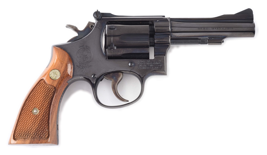 (M) SMITH & WESSON 15-3 DOUBLE-ACTION REVOLVER.