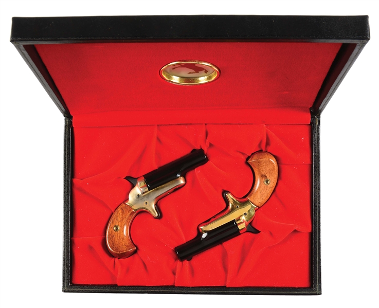 (M) LOT OF 2: CASED PAIR OF COLT LORD DERINGERS.