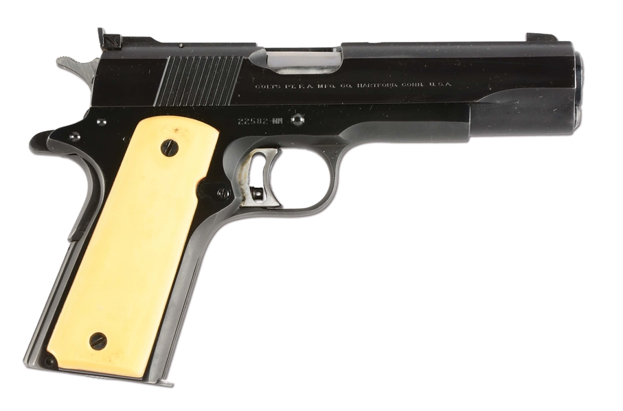(M) COLT GOLD CUP NATIONAL MATCH SEMI-AUTOMATIC PISTOL WITH BOX. 