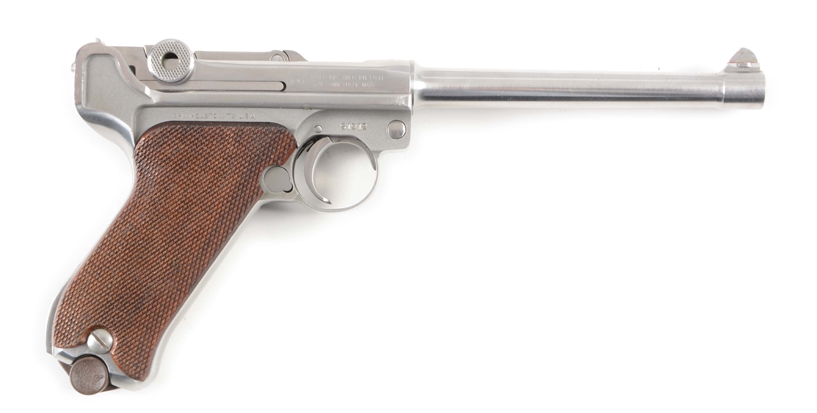 (M) STOEGER INDUSTRIES AMERICAN EAGLE MAUSER SEMI-AUTOMATIC LUGER PISTOL.