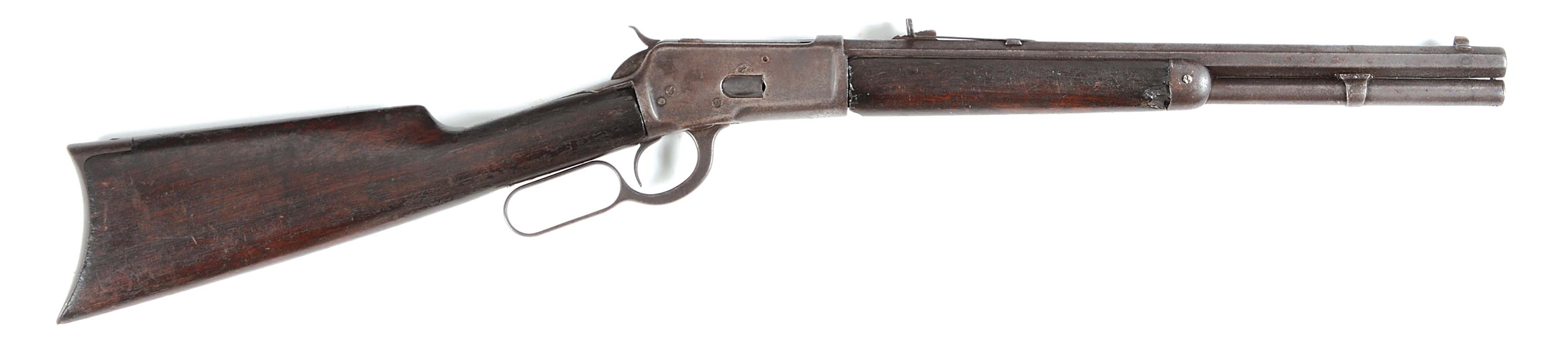 (C) WINCHESTER MODEL 1892 LEVER ACTION RIFLE.
