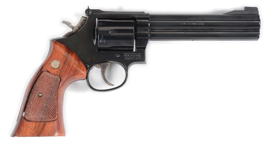 (M) SMITH & WESSON 586 DOUBLE-ACTION REVOLVER.