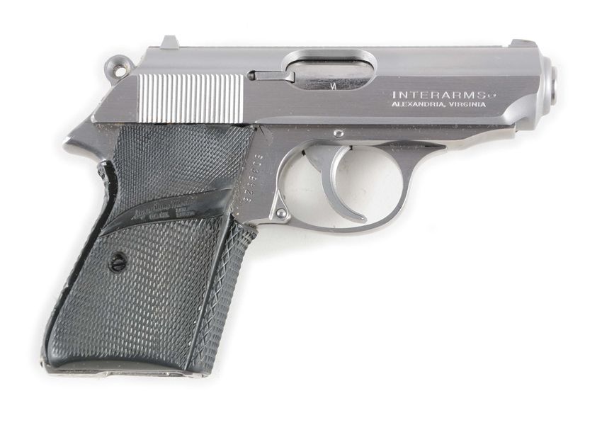 (M) STAINLESS STEEL WALTHER PPK SEMI-AUTOMATIC PISTOL.
