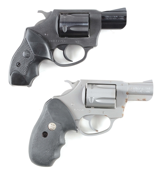 (M) LOT OF 2: CHARTER ARMS DOUBLE ACTION REVOLVERS.