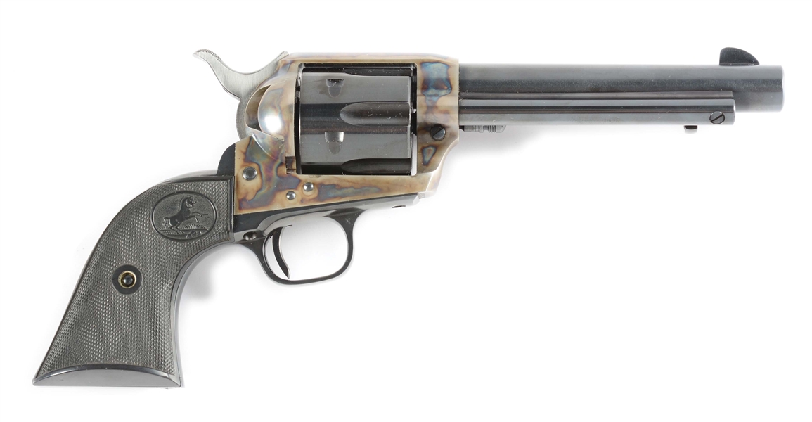 (C) 1ST YEAR 2ND GENERATION COLT SINGLE ACTION ARMY REVOLVER (1956).