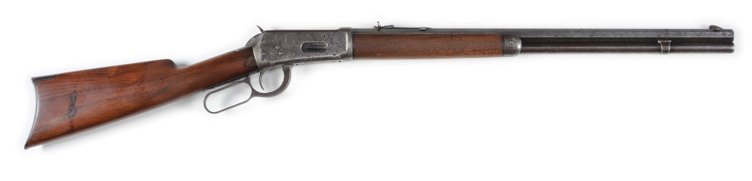 (C) UNUSUAL WINCHESTER MODEL 1894 LEVER ACTION RIFLE WITH FACTORY 22" BARREL (1902).