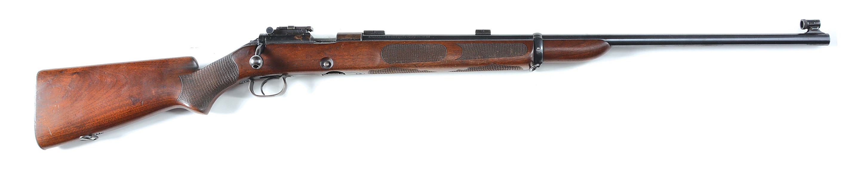 (C) WINCHESTER MODEL 52 BOLT ACTION TARGET RIFLE.