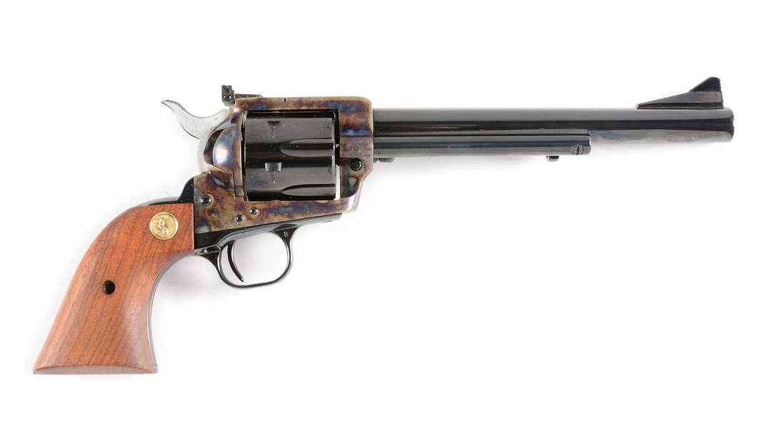 (M) BOXED COLT NEW FRONTIER SINGLE ACTION REVOLVER (1980).