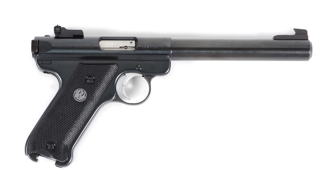 (M) RUGER MARK II TARGET MODEL SEMI-AUTOMATIC PISTOL WITH BOX 