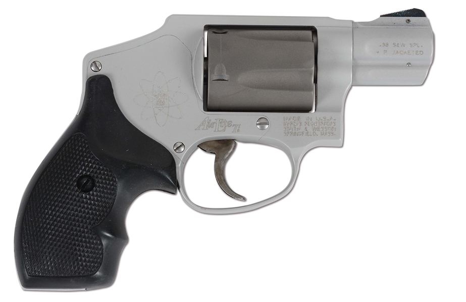 (M) SMITH & WESSON MODEL 342 AIRWEIGHT DOUBLE ACTION REVOLVER IN .38 CALIBER.