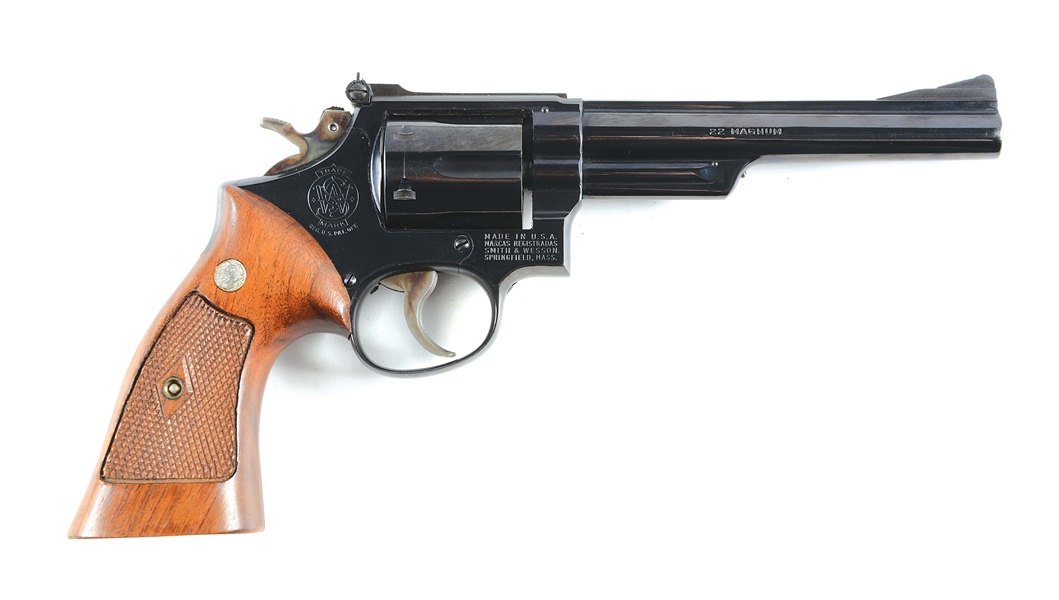 (C) SMITH & WESSON MODEL 53 DOUBLE ACTION REVOLVER.