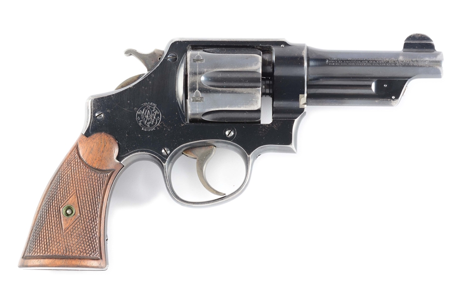 (C) RARE  SMITH AND WESSON .44 HAND EJECTOR FIRST MODEL DOUBLE ACTION REVOLVER.