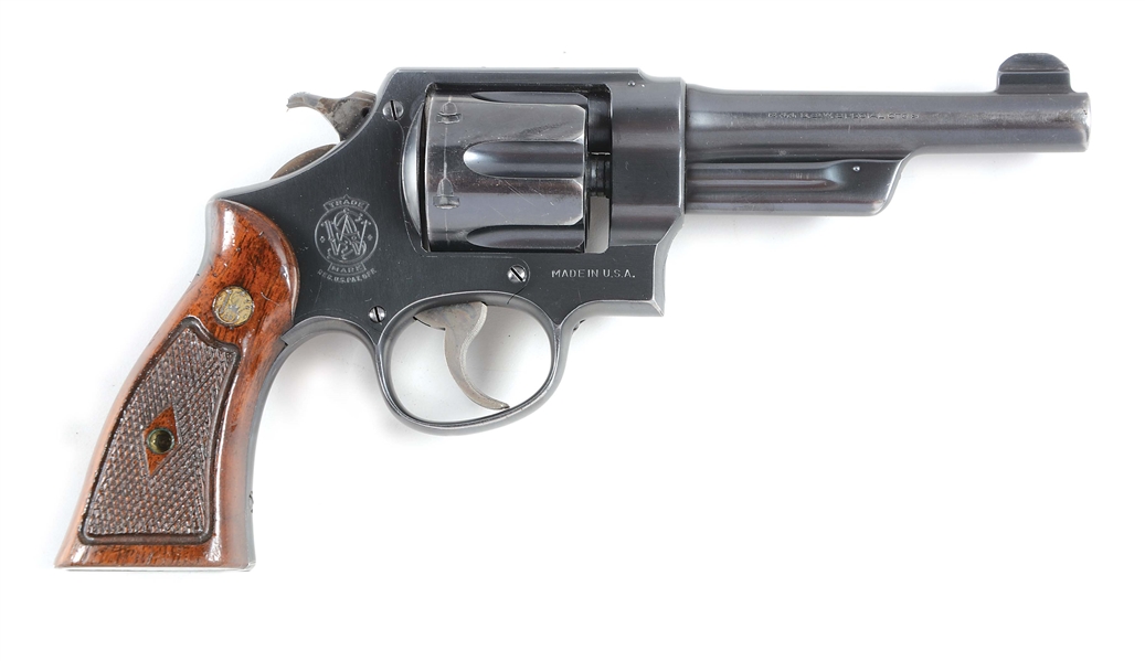 (C) SMITH & WESSON PRE-MODEL 1926 MILITARY HE DOUBLE ACTION REVOLVER. 