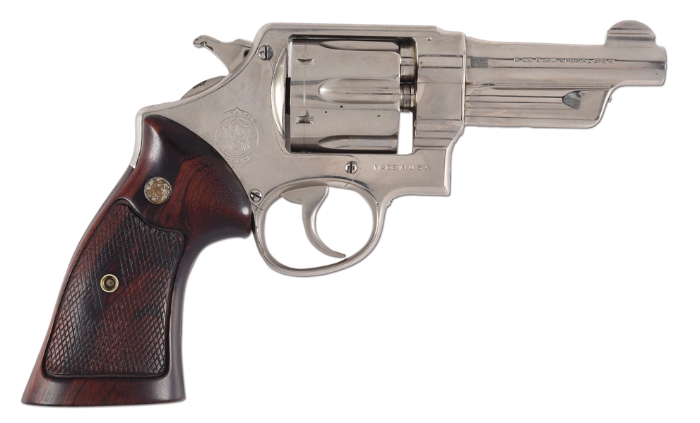 (C) SMITH & WESSON 3RD MODEL HE .44 CALIBER DOUBLE ACTION REVOLVER.