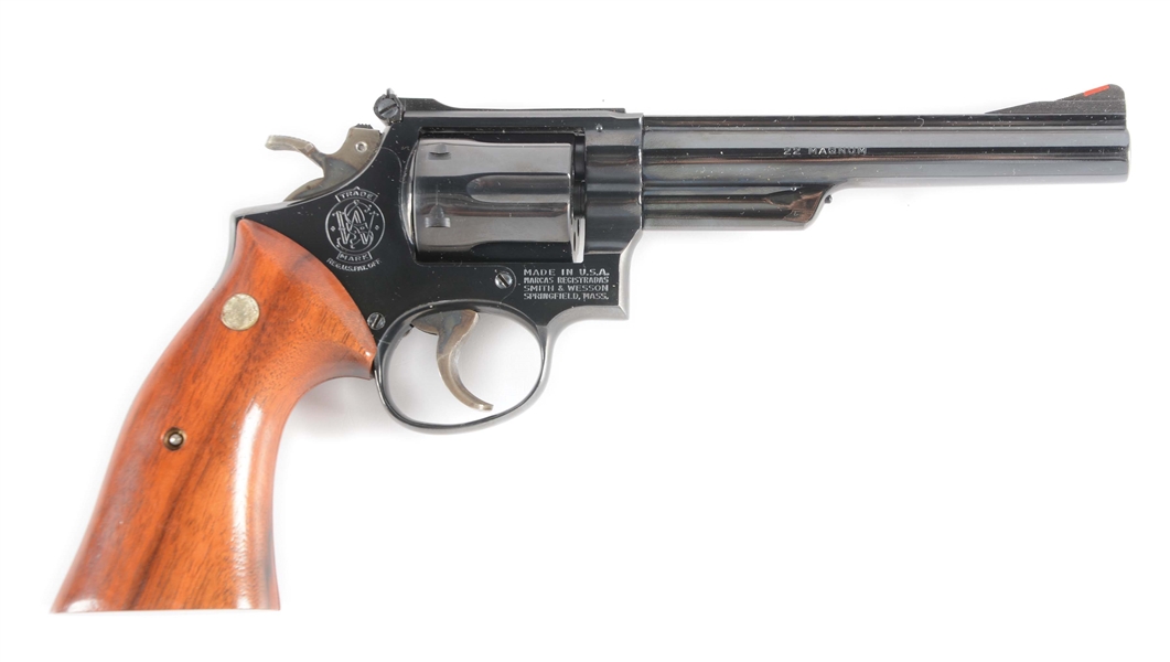 (C) BOXED SMITH & WESSON MODEL 53 "THE JET" .22 CF MAGNUM  DOUBLE ACTION REVOLVER.