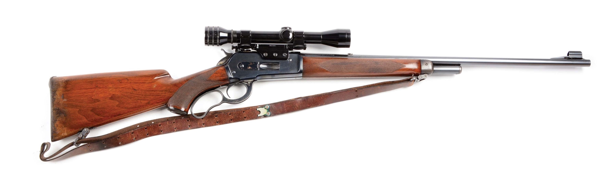 (C) DELUXE WINCHESTER MODEL 71 LEVER ACTION RIFLE (1936).