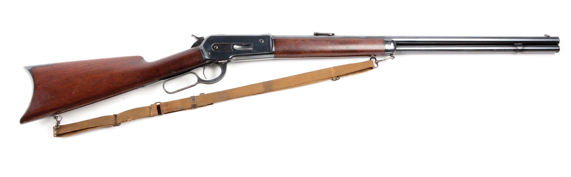 (A) WINCHESTER MODEL 1886 .45-70 LEVER ACTION RIFLE (1889).