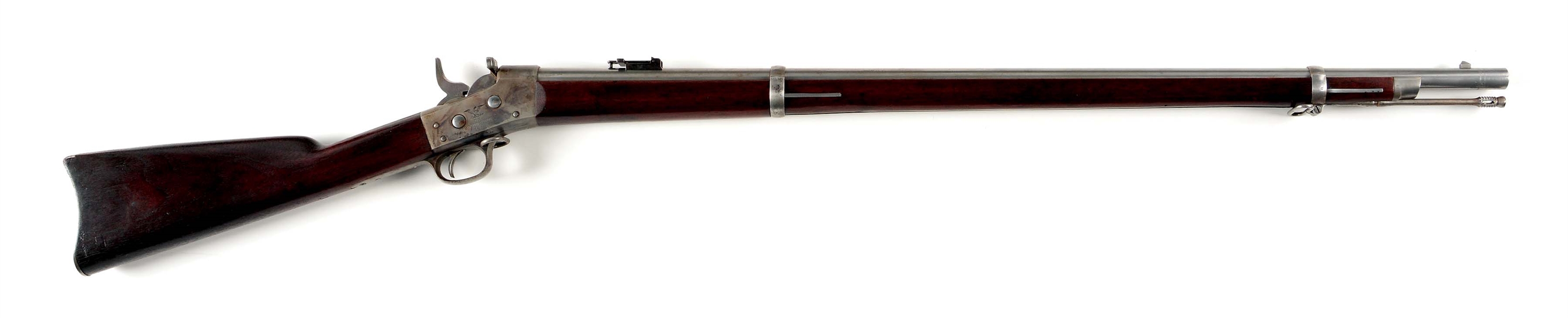 (A) US ARMY MODEL 1870 SPRINGFIELD-REMINGTON ROLLING BLOCK RIFLE.