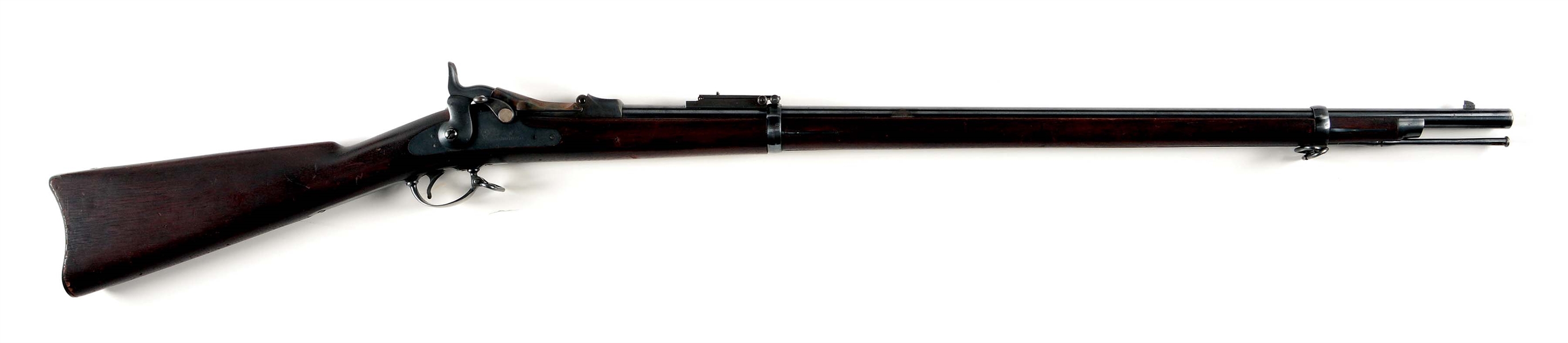 (A) NEAR NEW CONDITION US SPRINGFIELD MODEL 1884 TRAPDOOR RIFLE.