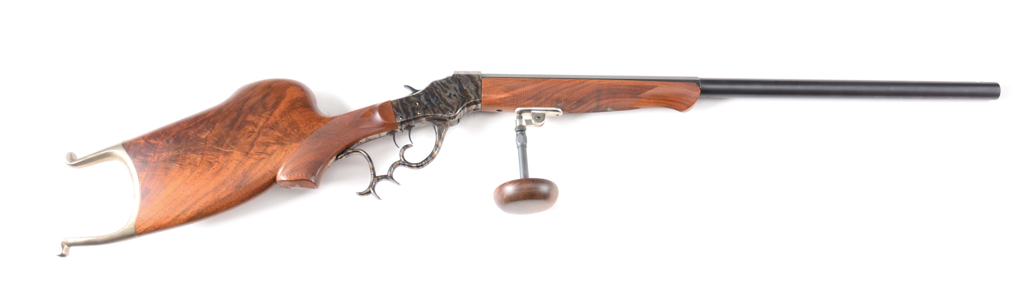 Lot Detail - (M) CPA POPE SPECIAL SINGLE SHOT RIFLE.