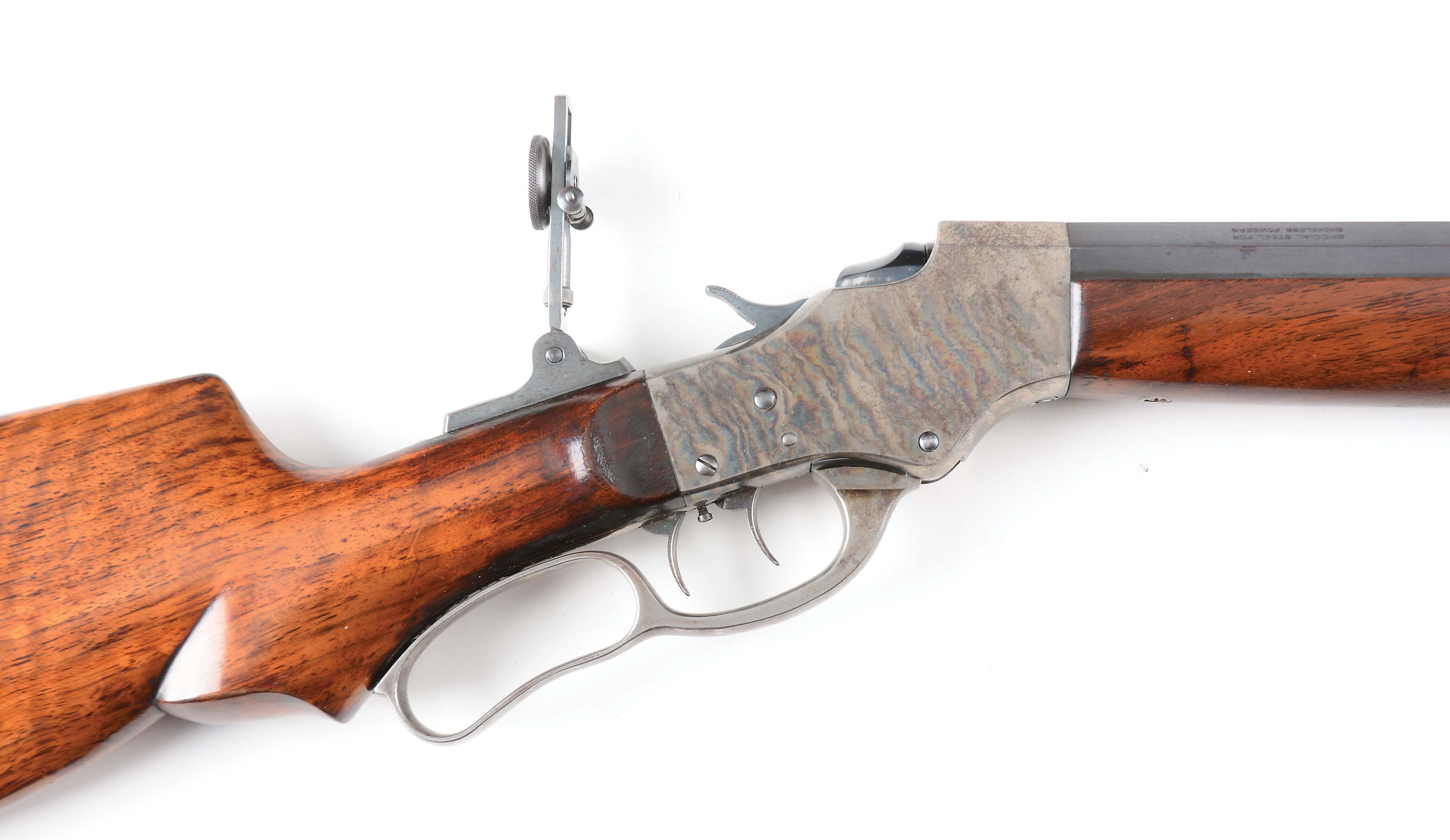 Lot Detail - (C) STEVENS MODEL 49 - 44 - 1/2 SINGLE SHOT RIFLE WITH ...