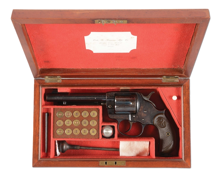 (A) CASED COLT MODEL 1878 DOUBLE ACTION REVOLVER.