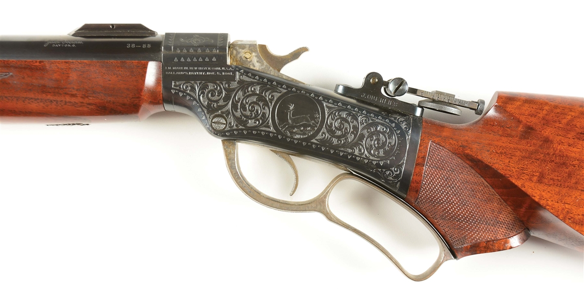 Lot Detail - (A) BALLARD CUSTOM FALLING BLOCK RIFLE BY JOHN OBERLIES.