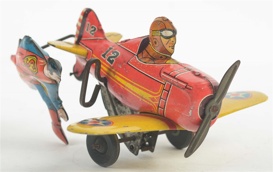 superman airplane toy