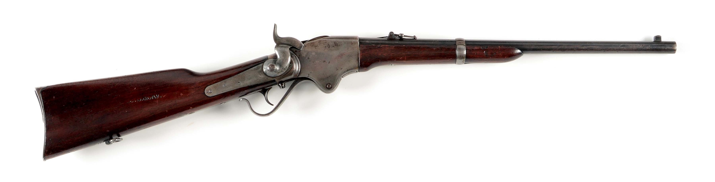(A) COMPANY G 8TH CAVALRY SPENCER MODEL 1865 LEVER ACTION CARBINE.