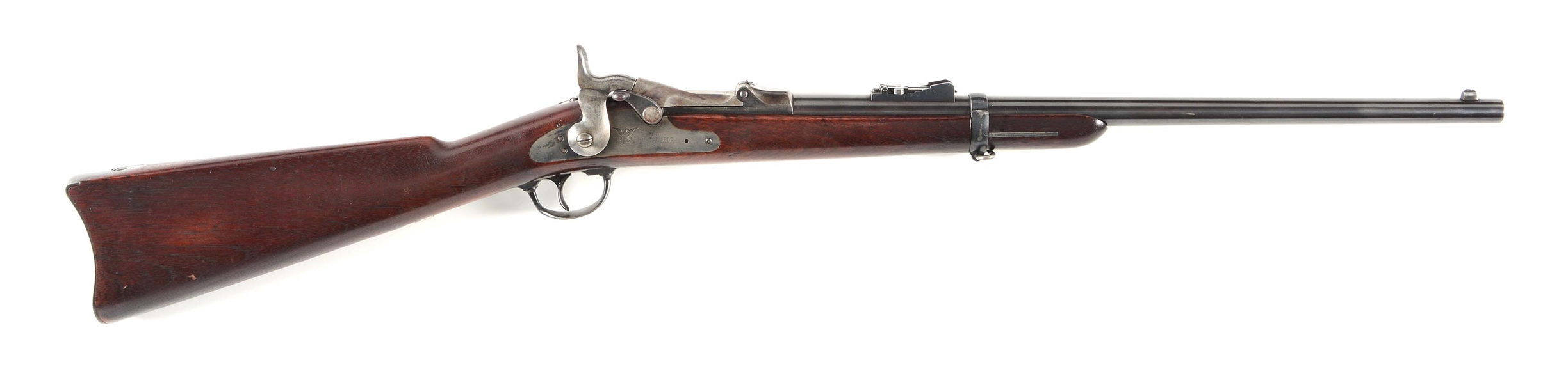 (A) EARLY INDIAN WARS SPRINGFIELD MODEL 1873 CAVALRY CARBINE (1876)