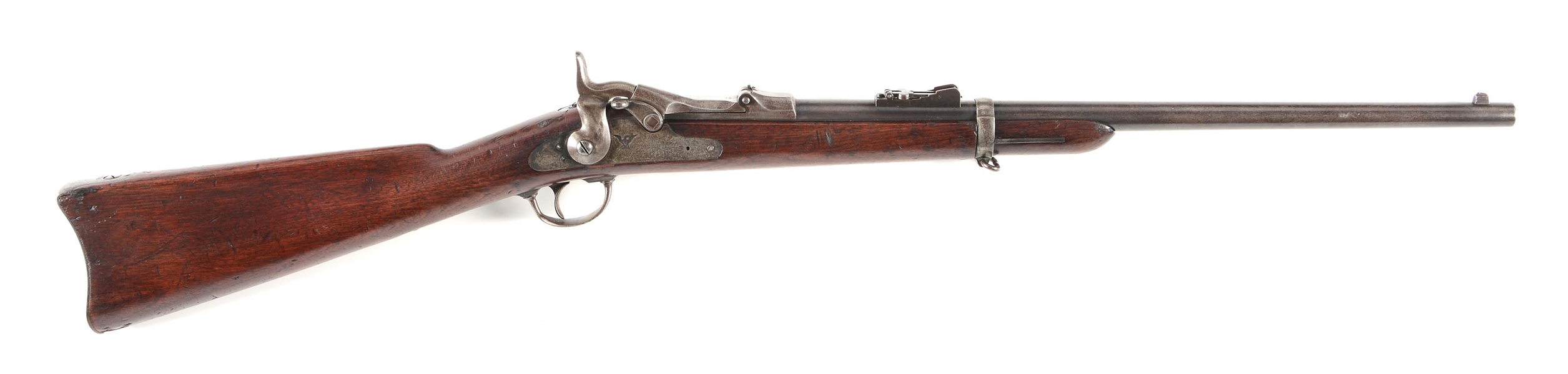 (A) FINE AND SCARCE US MODEL 1877 SPRINGFIELD CARBINE - DATED 1877.