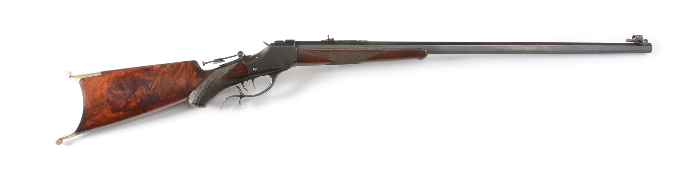 (C) WINCHESTER THICK WALL HI-WALL SPECIAL SPORTING MODEL SINGLE SHOT RIFLE.