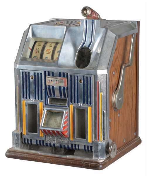 **5¢ O.D. JENNINGS DUCHESS STAR BRAND SLOT MACHINE. 