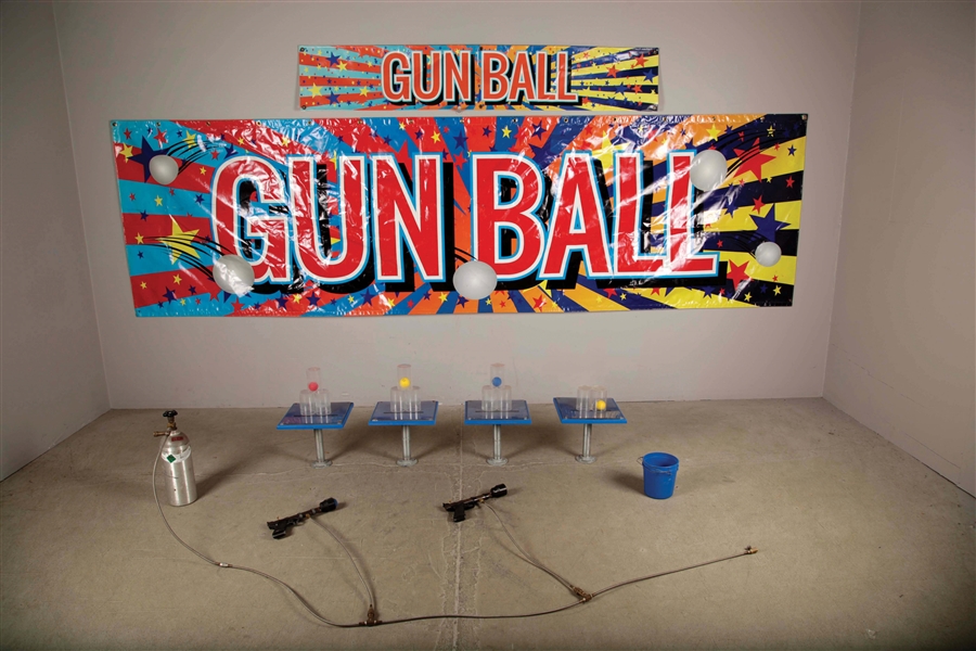 GUN BALL CARNIVAL GAME. 