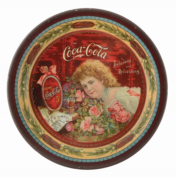 1903 COCA-COLA CHANGE TRAY.