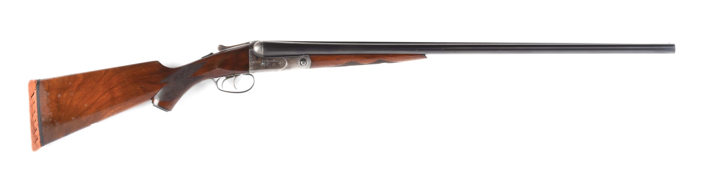(C) SCARCE AND LATE PARKER BROS. PHE 16 BORE SIDE BY SIDE SHOTGUN.