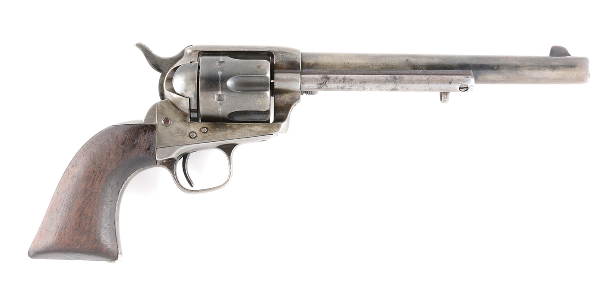 (A) COLT SINGLE ACTION ARMY REVOLVER (1876).